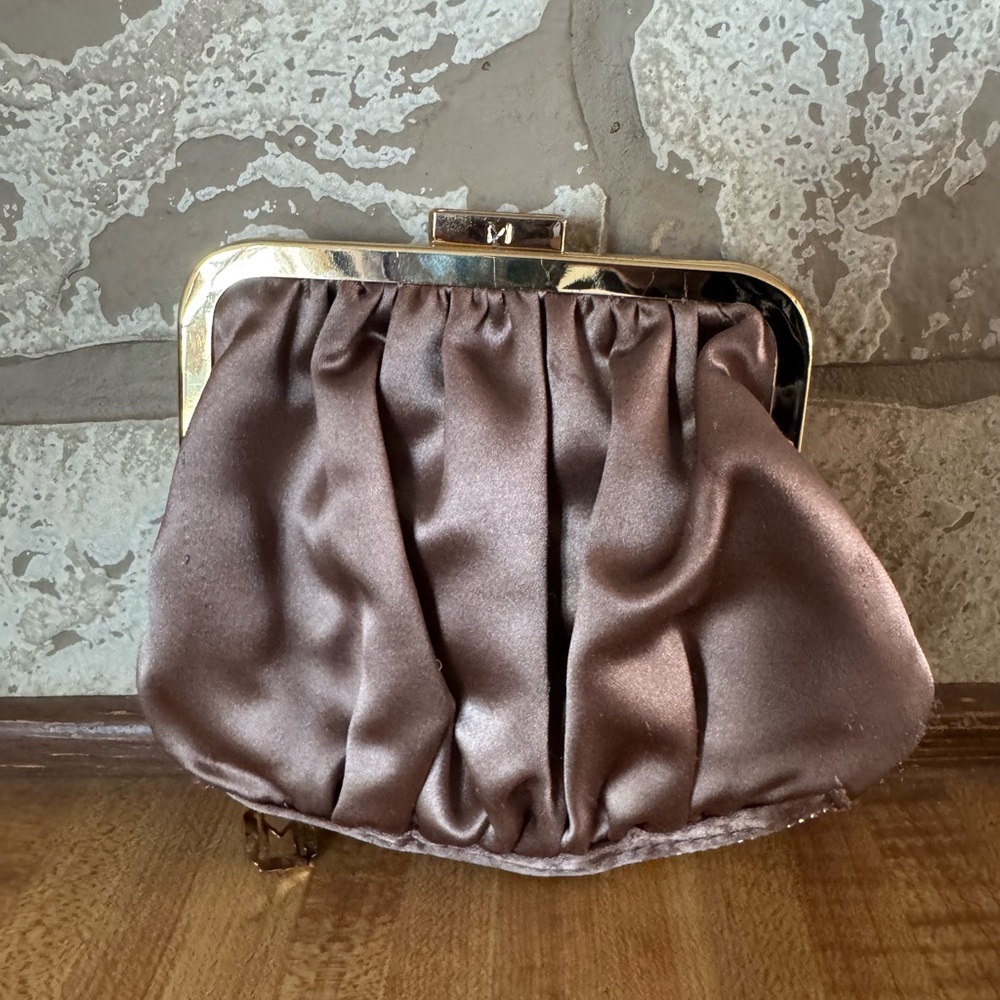 Monet Satin Snap Clutch